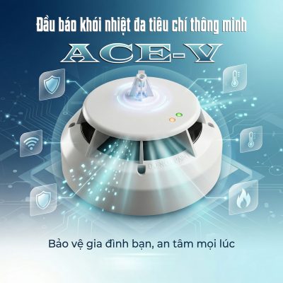 Đầu báo khói nhiệt đa tiêu chí thông minh ACE-V - 1