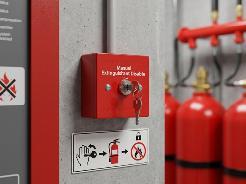 Khóa vô hiệu hóa hệ thống chữa cháy HCVR-DS hoạt động ra sao? - 5